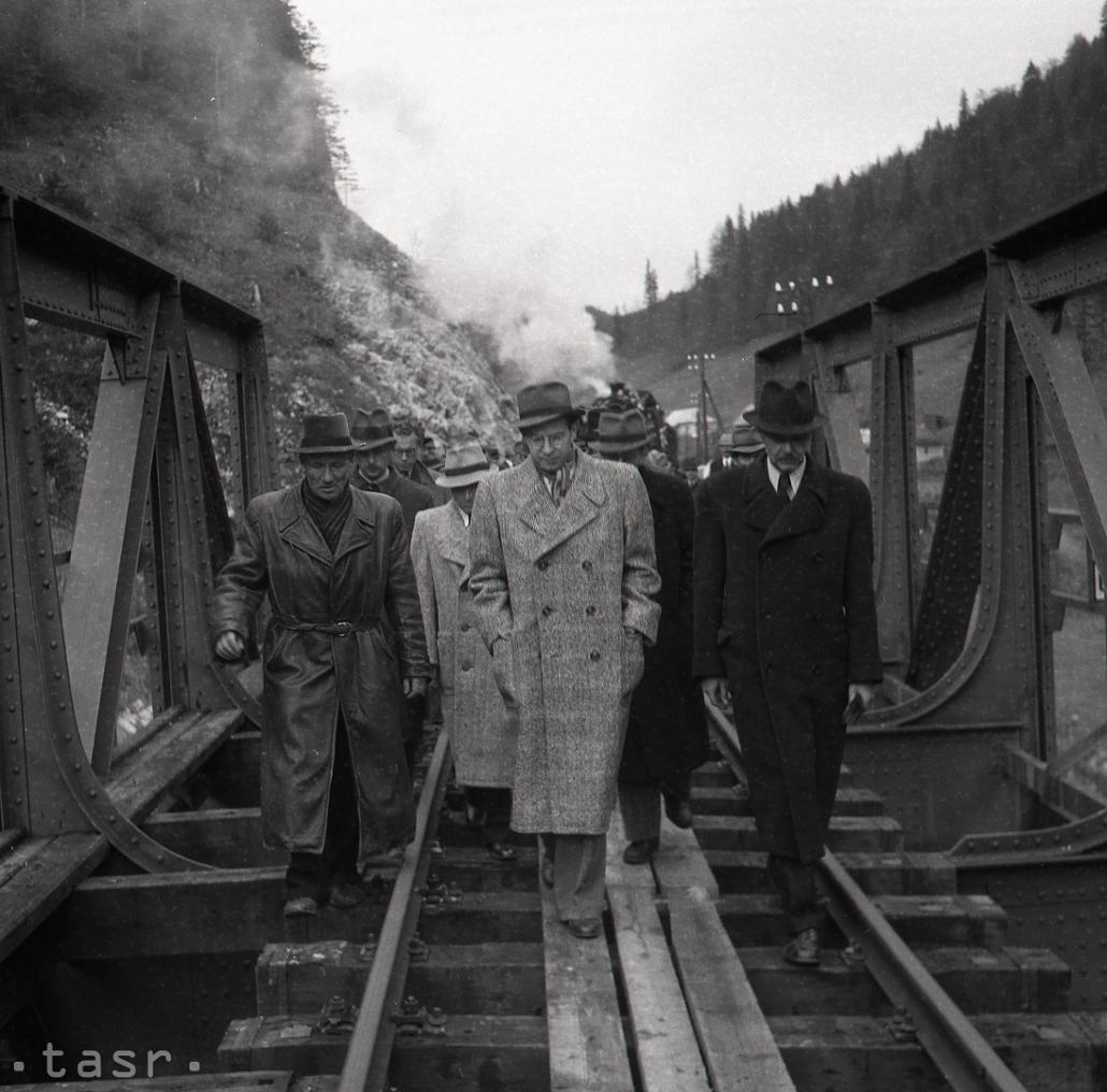 Obnova trate v roku 1945